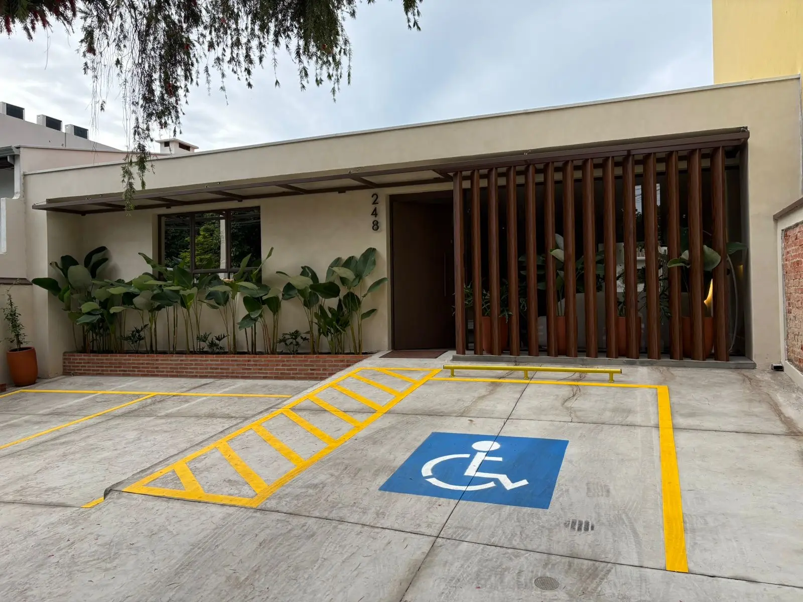Entrada do local de atendimento em Indaiatuba
